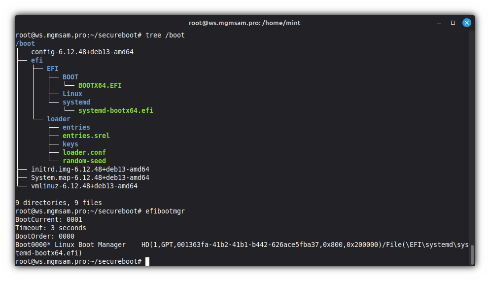 Status bootloader