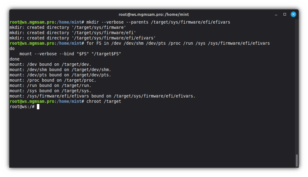 chroot