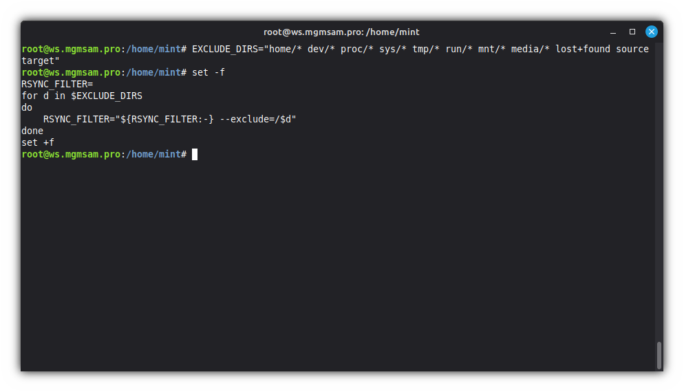 rsync vars