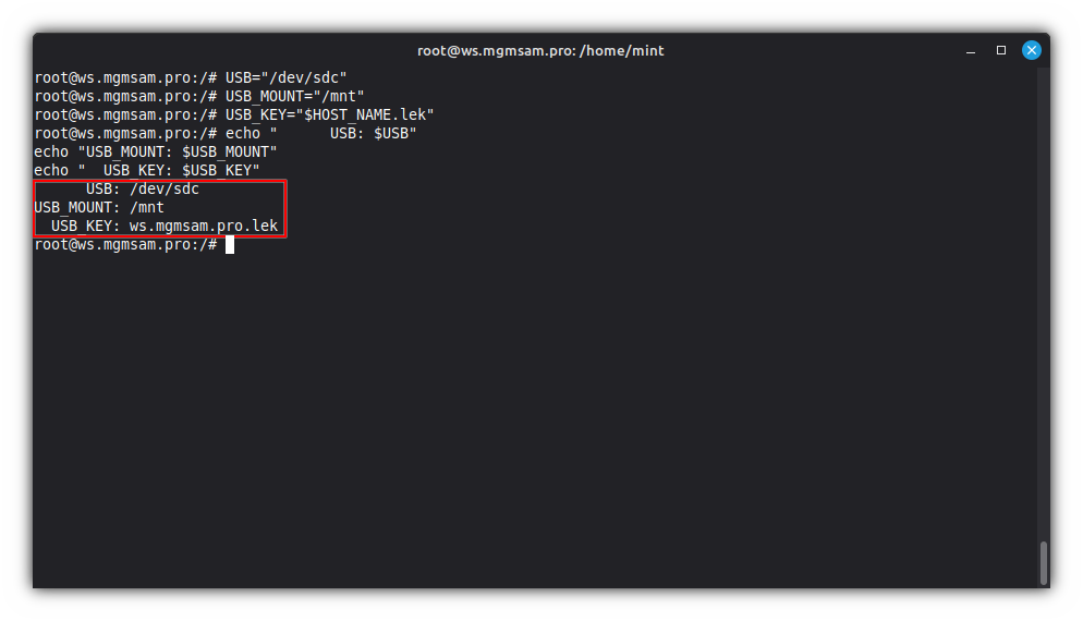USB vars